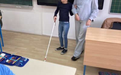 Suradnja s članovima Udruge slijepih Našice