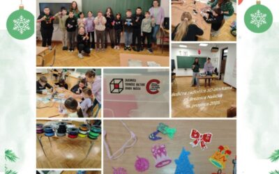 Božićna radionica 3D olovkama u PŠ Breznica Našička
