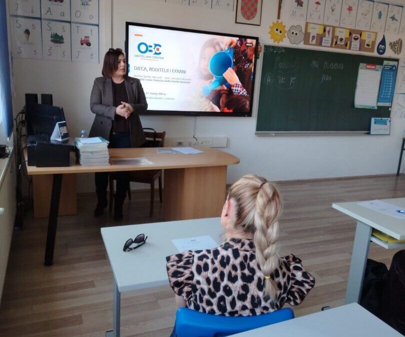 PREDAVANJE “RODITELJI, DJECA I EKRANI”